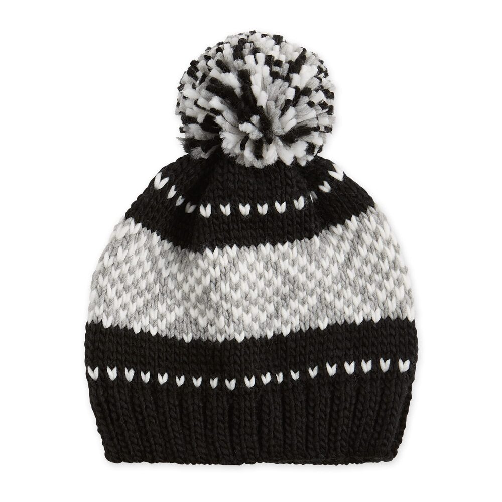 9611 Nordic Beanie, Black, One Size